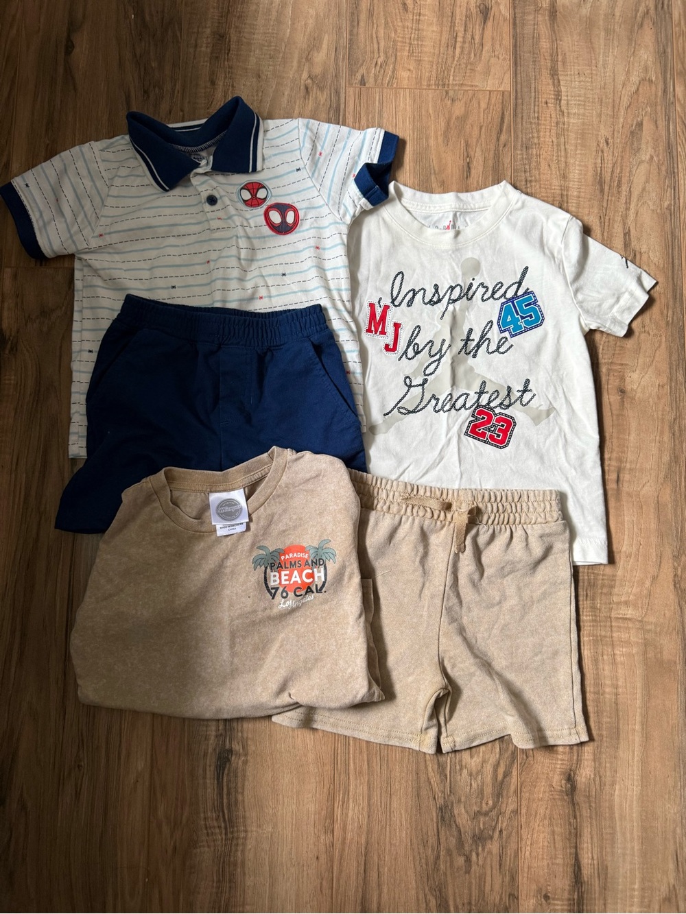 Boys Summer Pack: Spidey Set, Beach set and Jordan tee
